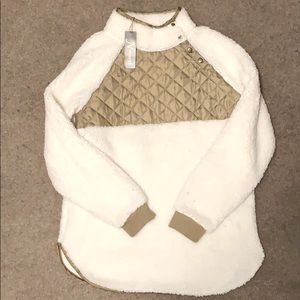 NWT, Natural Reflections, fuzzy sherpa sweatshirt!